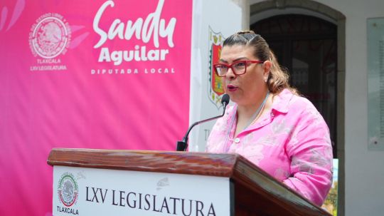 Impulsa Sandra Aguilar talento artesanal en el Congreso del Estado