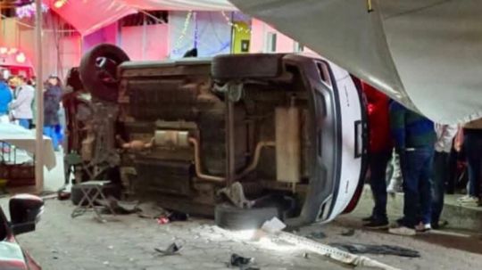 Posada navideña se convierte en tragedia: ebrio atropella a celebrantes en Tlaltelulco