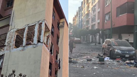 Explosión por gas en edificio de departamentos de Paseos de Taxqueña deja varios lesionados