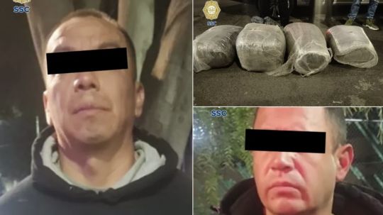 Detienen a dos hombres en posesión de 30 kilos de mariguana en Iztapalapa