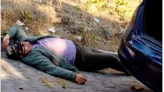 Exhiben en redes a juez municipal de Totolac por presunta embriaguez en vía pública