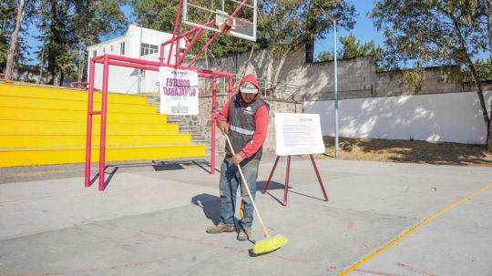 Verifica alcalde Alfonso Sánchez García Avances de menos escritorio y más territorio en Acuitlapilco y Tepehitec