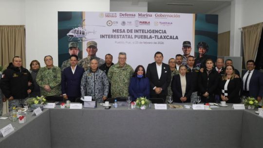 Gobiernos de Tlaxcala, Puebla y fuerzas armadas sostienen mesa de inteligencia interestatal