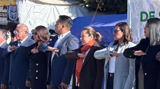 Guardan minuto de silencio en San Pablo del Monte en memoria de militares caídos