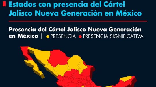 La Agencia Antidrogas de Estados Unidos ubica a Tlaxcala entre los estados con presencia significativa del CJNG