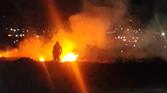 Dirección de Seguridad Pública atiende incendio de pastizal y evita mayores afectaciones