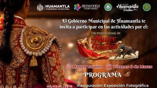 Huamantla reconoce el papel de la mujer en la tauromaquia con jornada cultural y taurina