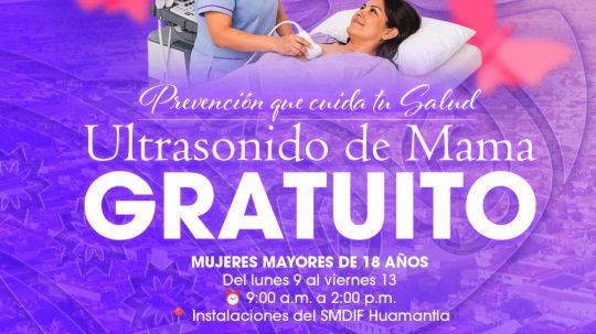 SMDIF Huamantla acerca ultrasonidos gratuitos a mujeres en el marco del Día Internacional de la Mujer
