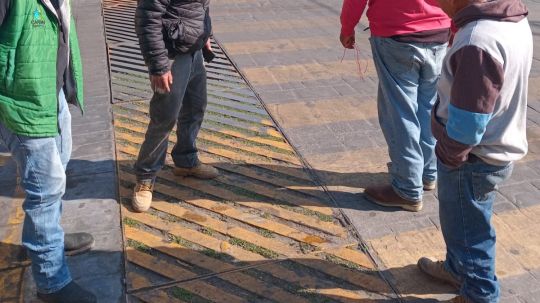 Capamh realiza trabajos de mantenimiento y atención en distintos puntos de Huamantla