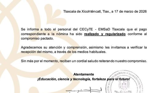 Tras protesta de maestros, CECyTE-EMSaD regulariza nómina