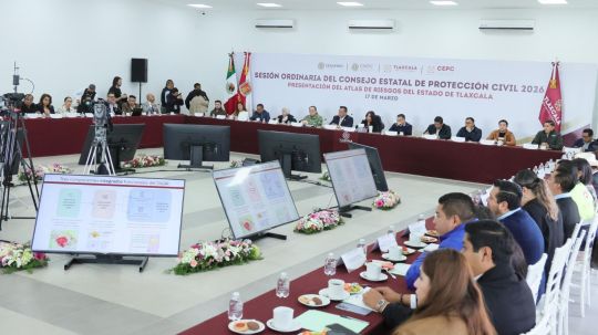 Salvador Santos Cedillo participa en sesión ordinaria del consejo estatal de protección civil 2026