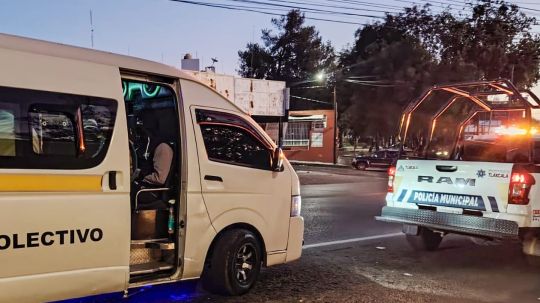 Policía municipal de Tlaxcala refuerza seguridad en transporte público con operativo de proximidad social