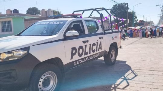 Policía municipal y protección civil de Tlaxcala refuerzan seguridad y prevención en viernes santo