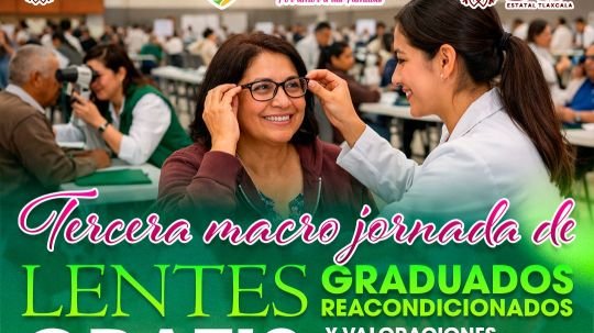 Gobierno municipal de Huamantla impulsa acceso a la salud visual con entrega de lentes gratuitos