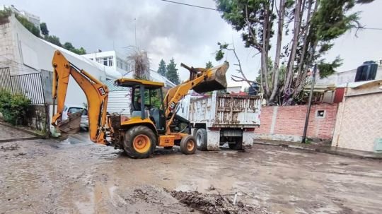 Sin afectaciones graves gracias a trabajo preventivo, gobierno municipal de Tlaxcala responde a lluvia este lunes