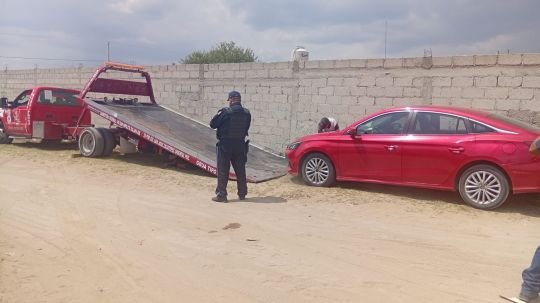 Huamantla refuerza acciones de seguridad y recupera vehículo con reporte de robo