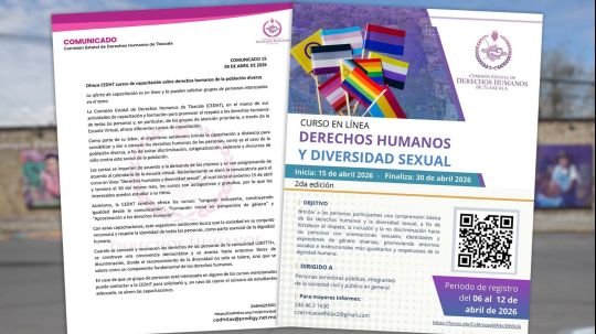 Ofrece CEDHT cursos de capacitación sobre derechos humanos de la población diversa