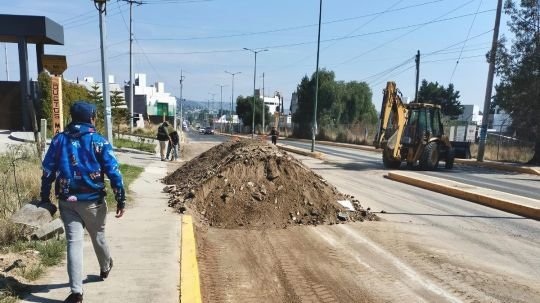 Continúa la CAPAM con acciones focalizadas para atender afectaciones por granizo y lluvia ahora en bulevar Gasoducto