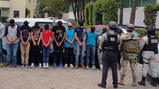 Gabinete de seguridad federal informa detención de 11 personas en Cuapiaxtla por delitos de alto impacto