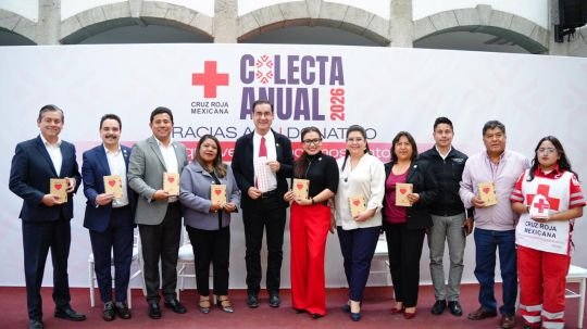 Arranca colecta de la Cruz Roja en el Congreso de Tlaxcala