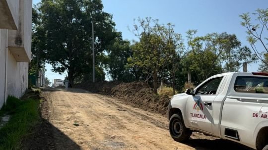 Mejora ayuntamiento de Tlaxcala calle Abasolo en San Gabriel Cuauhtla en favor de la movilidad y seguridad vecinal