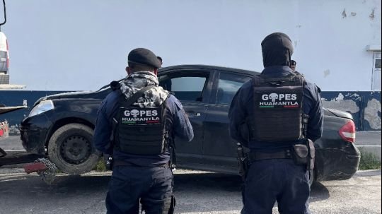 Resultados contundentes en seguridad: recupera Policía Municipal de Huamantla vehículo robado