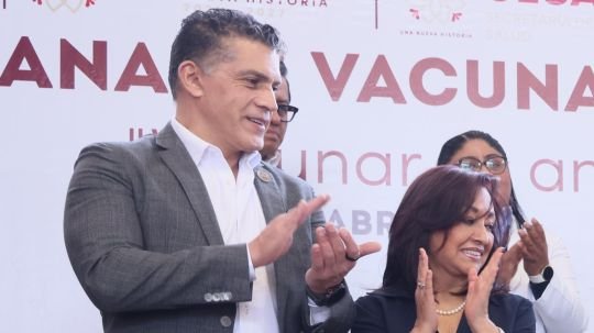 Encabeza gobernadora arranque de la semana nacional de vacunación 2026