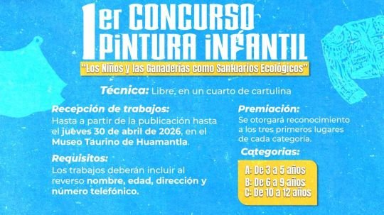Gobierno municipal de Huamantla lanza convocatoria para el 1er concurso de pintura infantil