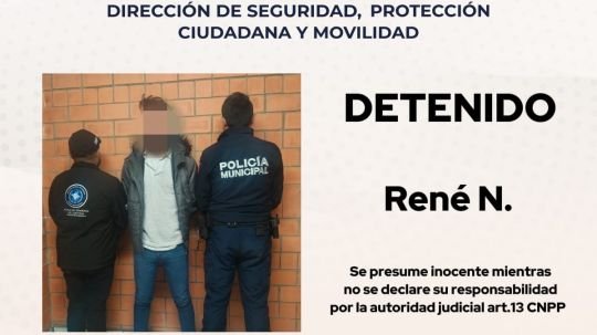Policía municipal de Tlaxcala aprehende a sujeto con orden de captura vigente en Hidalgo por el delito de homicidio