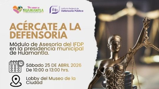 Huamantla acerca servicios gratuitos de defensoría pública a la ciudadanía