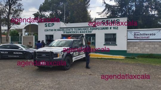 Aparece mensaje de tir0te0 en CBTA de Nanacamilpa; ya hay presencia p0licíaca