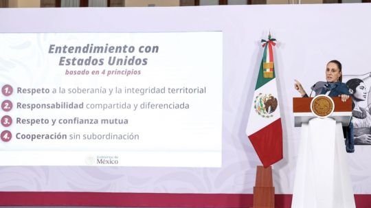 Destaca Sheinbaum que EU reconozca que debe atender su consumo de drogas y tráfico de armas a México