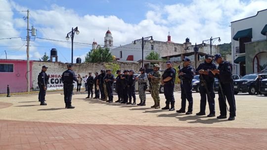 Gobierno estatal refuerza seguridad en Atlangatepec con operativo cero tolerancia