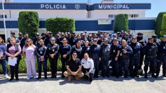 Huamantla refuerza la capacitación de sus elementos de seguridad