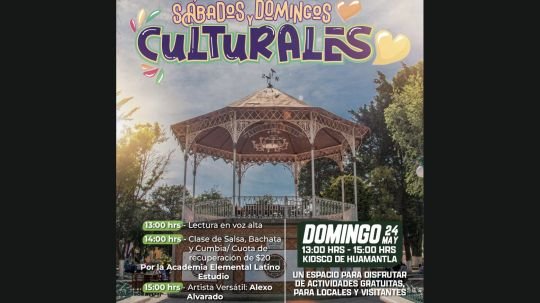 Huamantla impulsa la convivencia familiar con los sábados y domingos culturales