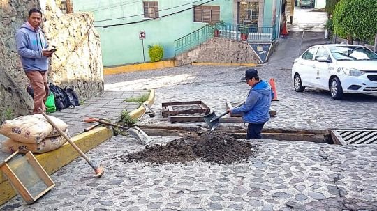 Con limpieza de rejillas, gobierno de Alfonso Sánchez fortalece la prevención ante temporada de lluvias