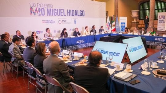 Preside Alfonso Sánchez García el segundo encuentro del M20 del PNUD en CDMX