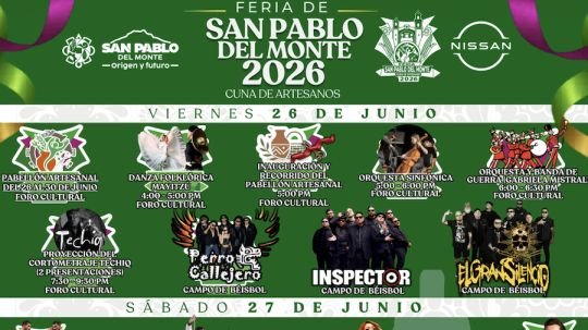 La Feria San Pablo del Monte 2026 está por comenzar