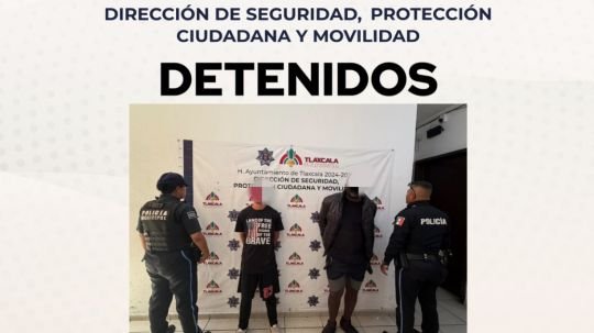 Detiene policía municipal de Tlaxcala a dos extranjeros que no lograron acreditar su estancia legal en el país