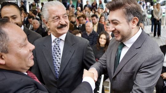 Presente Salvador Santos Cedillo en la conmemoración del XLV aniversario luctuoso de Emilio Sánchez Piedras