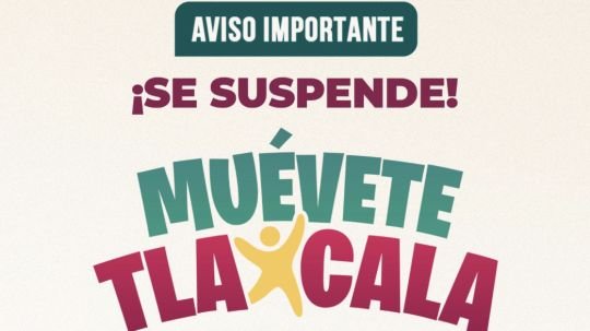 Muévete Tlaxcala hará una pausa este domingo 21 de junio