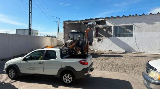 Chava Santos da inicio a la rehabilitación del nuevo rastro municipal de Huamantla