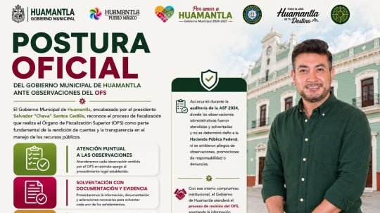 Gobierno de Huamantla atenderá observaciones del OFS conforme al procedimiento legal