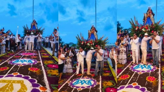 Salvador Santos fortalece el hermanamiento entre Huamantla y Playa del Carmen con el arte efímero