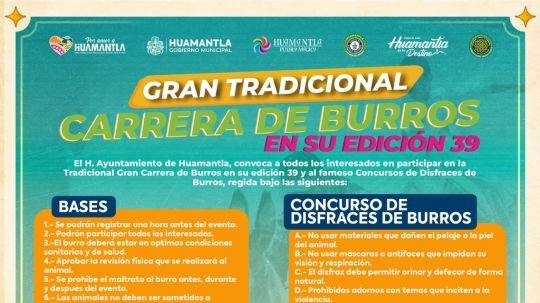 Chava Santos Invita a vivir la tradicional carrera de burros en su edición 39