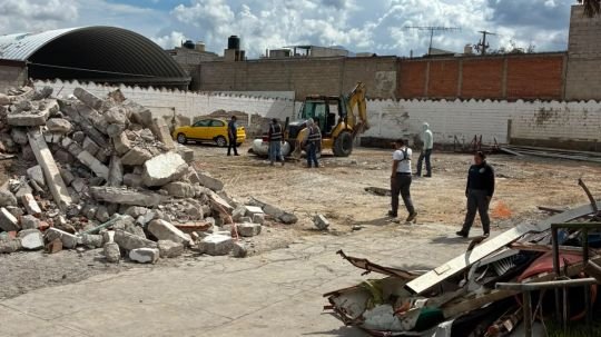 Protección Civil atiende fuga de gas en el Rastro Municipal de Huamantla; situación bajo control