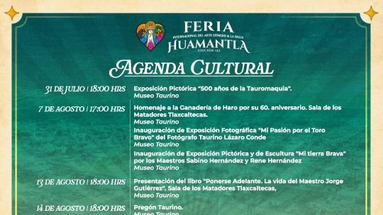 Chava Santos presenta la agenda cultural taurina de la feria internacional del arte efímero y de la dalia 2026