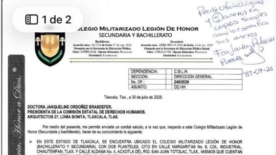 Colegios militarizados recurren a Derechos Humanos para evitar su clausura