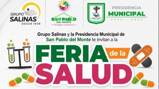 Invita Ayuntamiento de San Pablo del Monte a la Feria de la Salud este 8 de agosto