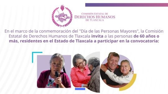 Convoca CEDHT a personas mayores a participar en la convocatoria Cuéntame tu historia: voces que dejan huella
